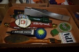 BOX OF MISC. BEER TAP HANDLES