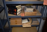 VARIOUS RADIO BOOKS AND MAGAZINES ON TWO SHELVES