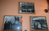 (3) FRAMED VINTAGE BLACK AND WHITE PHOTOS,