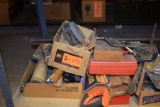 MISC. TOOLS, SANDER, SAW, ETC. ON THIS SHELF