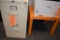 TAN TWO DRAWER HORIZONTAL FILE CABINET WITH KEYS,