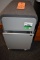GRAY ROLLING FILE CABINET WITH UPPER SUPPLY DRAWER