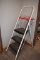 THREE STEP STEP STOOL TYPE LADDER WITH TRAY