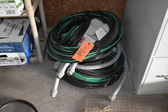 ROLLS OF HEAVY DUTY CABLE & FLEXIBLE CONDUIT