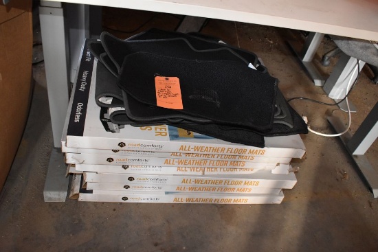 STACK OF FLOOR MATS-CARPET TYPE, NOT AS SHOWN ON BOX