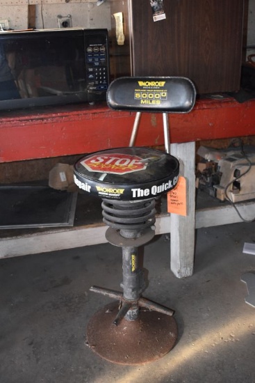 SHOP STOOL, MONROE AUTO PARTS