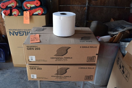 (2) CASES 12 ROLLS CENTERPULL PAPER TOWELS