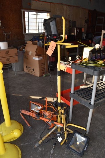 (3) HUSKY SHOP LIGHTS