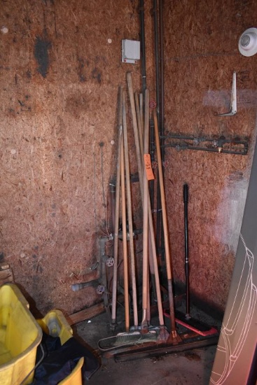 ASSORTED BROOMS