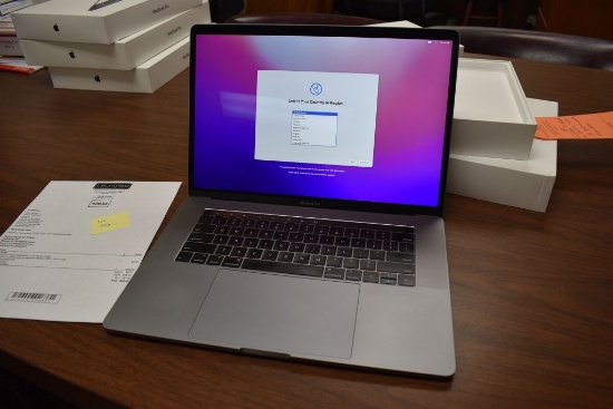 (2019) APPLE 15" MACBOOK PRO, SPACE GRAY, TOUCHBAR