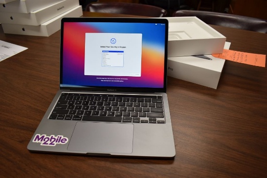 (2020) APPLE 13" MACBOOK PRO, SPACE GRAY, TOUCH BAR,