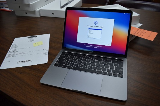 (2019) APPLE 13" MACBOOK PRO, SPACE GRAY, TOUCH BAR,