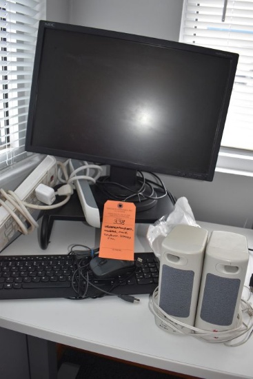 MONITOR, MOUSE, KEYBOARD, SPEAKERS, ETC.