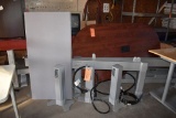DISASSEMBLED BULLETIN BOARDS W/STANDS, ADJUSTABLE,