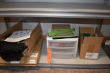 ALL ITEMS ON THIS SHELF; SEAT EXTENDER, NEW SEAT COVER, ETC.