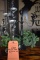 (2) CANDLE HOLDERS AND ARTIFICIAL HOPS VINE