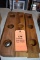 (9) WOODEN THREE POSITION FLIGHT HOLDERS