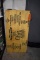 2' x 4' WOODEN MILWAUKEE BEER TRAIL SIGN