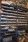 (2) 3'W METAL SHELVING UNITS WITH CONTENTS;
