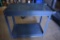 METAL SHOP CART WITH LOWER SHELF AND HANDLE, 16