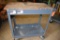 METAL SHOP CART WITH LOWER SHELF AND HANDLE, 16