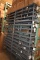 (2) 3' WIDE METAL SHELVING UNITS WITH PARTS ON SHELVES