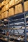 (2) METAL SHELVING UNITS WITH ADJUSTABLE SHELVES -