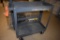 TWO SHELF METAL SHOP CART WITH 5