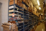 (12) METAL SHELVING UNITS WITH ALL CONTENTS,