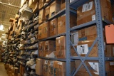 (28) METAL SHELVING UNITS WITH ALL CONTENTS,