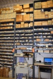 (3) METAL SHELVING UNITS WITH ADJUSTABLE SHELVES,