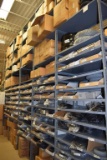 (11) METAL SHELVING UNITS WITH ALL CONTENTS,