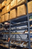 (2) METAL SHELVING UNITS WITH ADJUSTABLE SHELVES -