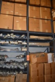 (2) METAL SHELVING UNITS WITH ADJUSTABLE SHELVES -