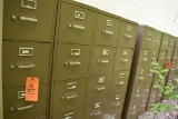 (7) HON FIVE DRAWER FILE CABINETS,