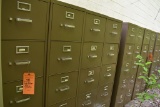 (7) HON FIVE DRAWER FILE CABINETS,