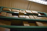 LARGE QUANTITY OF CASTERS ON TOP THREE SHELVES