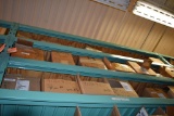 LARGE QUANTITY OF CASTERS ON TOP THREE SHELVES