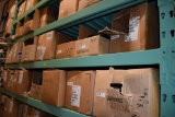 LARGE QUANTITY OF CASTERS ON THREE CENTER SHELVES