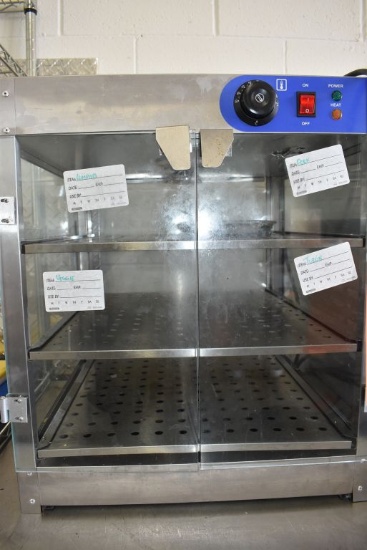 HEATED COUNTERTOP FOOD WARMER DISPLAY CABINET,