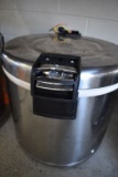 INTERTEK STAINLESS STEEL 50 CUP RICE WARMER,