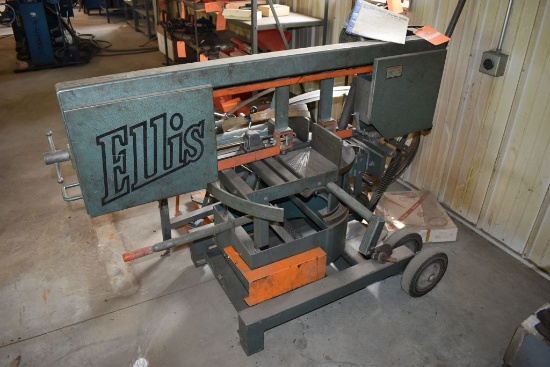 (1998) ELLIS HORIZONTAL BAND SAW, MODEL 1800,