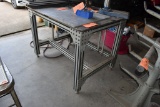 ADJUSTABLE ALUMINUM TABLE, 4' X 3'