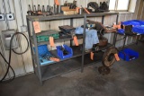 WELDED HEAVY DUTY STEEL SHELVING UNIT, APPROX. 6' X