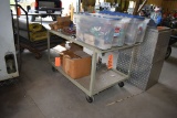 METAL SHOP CART W/LOWER SHELF, 4' X 30