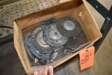 BOX OF ASSORTED GRINDING WHEELS