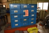 12 DRAWER CABINET W/CONTENTS: PERISHABLE TOOLING,