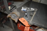 MISC. HAND SAW, GRINDER WHEEL DRESSER & WIRE NIPPER