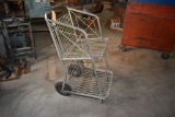 CART W/FLIP UP SHELF, 22