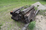 PILE OF RAILROAD TIES